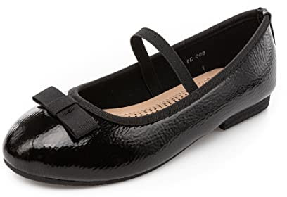 890 Ballerine Bambina - Scarpe Bambina - Ballet Flats (Black, Size 25 EU)