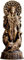 Acebwhtoy Nordischer Gott Harzstatue, Skandinavische Pantheons Figur, Odin/Thors/Loki/Freyja Handwerk Wikinger Mythologie Skulptur Für Zuhause Weinschrank Regal Bücherregal (D)