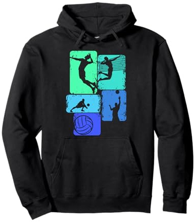 Volleyballer Volleyball Kinder Jungen Männer Pullover Hoodie