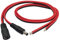Halokny DC Power Pigtails Kabel, 1 Paar 14AWG DC 5,5 x 2,1 mm 12 V 5 A Stecker & Buchse Stecker, einseitiges Verlängerungskabel für CCTV-Sicherheitskamera und Beleuchtungsnetzadapter, 60 cm