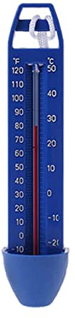 Termómetro para Piscina y Baño - Medidor de Temperatura del Agua Con Cuerda Irrompible para Exteriores e Interiores