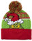 Bioworld Dr. Seuss The Grinch Who Stole Weihnachtsmütze Peeking Character Pom Beanie Cap Lizenziert Neu, Grün , Einheitsgröße