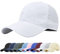 Baynetin Mesh Baseball Kappe, Atmungsaktive Schnell Trocknend Basecap, Masche Freizeit UV Baseballmütze Sport Cap Verstellbar (Weiß)