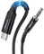 JSAUX Câble USB C vers 3,5mm Jack 2m, Type C 3,5mm Mâle Adaptateur Jack Stéréo Voiture auxiliaire Compatible avec iPhone 15 Pro Max/15 Plus, Samsung Galaxy S23 S22 Ultra, iPad Pro, Huawei P40-noir