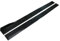 Voiture Marchepied Latéral Extension Jupe Latérale Universelle 2m/2.2m 6 Pièces Plaque À Bascule Séparateur Lèvre Panneaux Latéraux Bosse Lèvre Becquet Jupe Marche Latérale Tabliers Winglet (Size : 2