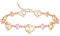 Cosie Lily Damenarmband 925er Sterlingsilber Herzarmbänder Damenschmuck Geschenk für Sie Zum Valentinstag Geburtstag