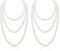Tomedeks 2 Stück Perlenkette 150 Cm, Perlenkette Damen, Perlenkette Lang,1920S Gatsby Kostüm Accessoires Lange Perle Halskette,Dame Weiße Elegante Künstliche Perlen-Halsketten(Weiß)