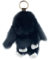 Xsclpomddy Süße Groß. Plüsch Hase Schlüsselanhänger Plüsch-Häschen 7in Schlüsselanhänger Pom Poms Taschenanhänger Handtasche Autoschlüssel Dekoration,black