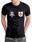 Georgien T-Shirt „EM 2024“ Georgia Trikot Fußball Shirt Herren Damen Unisex Europameisterschaft - personalisiert mit Zahl & Namen - Fanartikel Fan-Outfit, Schwarz, Gr. 3XL