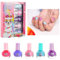 Juego de Esmaltes de Uñas para Niñas, Esmalte de Uñas no Tóxico y Removible, Set 5 Pintauñas Niñas Colores, Perfecto para Regalos Cumpleaños Niñas, Fiestas