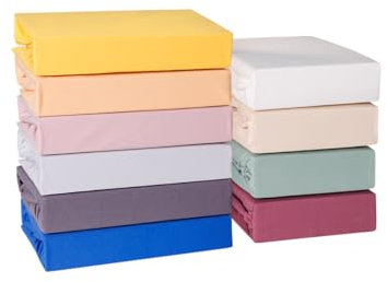 Spannbettlaken für Familienbett 270x200 cm (Grau)