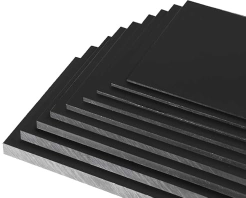 1piezas 10mm×200mm×200mm Negro Placa ABS (acrílica - butadieno - estireno), placa antiestática