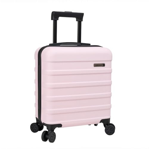 Cabin Max Anode Handgepäckkoffer – leicht, Hartschale, 4 Räder, Zahlenschloss, Hint of Pink, 45 x 36 x 20 cm, Koffer
