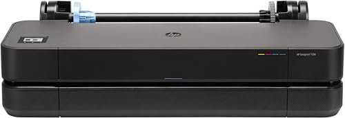 HP DesignJet T230 24 da 61 cm, (5HB07D), Stampante Grandi Formati, Plotter, Standard A4-A1, 68 stampe A1/h, Wi-Fi, Ethernet, USB, 2400x1200 dpi, Metallo Riciclato, Garanzia 1 anno, HP Click, Nero