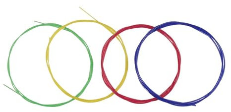 Corde per Ukulele Baritono, Corde per Ukulele con Materiale in Nylon 4 Pezzi/set Corde per Ukulele Corde per Ukulele Tenore per Principianti e Appassionati Esperti (multicolore)