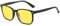 ARWIG Nachtfahrbrille, Blendschutzbrille für Nachtfahrten, Nachtsichtbrille, Nachtfahrbrille, Astigmatismusbrille, Nachtfahrbrille für Damen und Herren (Schwarz)