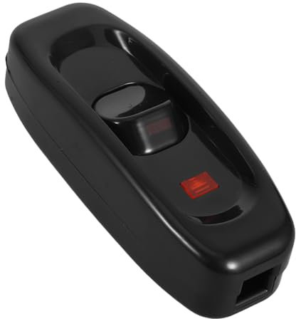 Hemobllo Inline-lampenkabelschalter Mit Led-kontrollleuchte Ein- Aus-schalter Für Beleuchtungsgeräte Haushaltsgeräte Und Transformatoren Kompatibel Für Büros Und Wohnungen Installieren