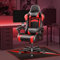 DoChair Chaise Gaming, Ergonomique, Cuir PU, Accoudoirs Rembourrés, Réglable en Hauteur, Capacité 150-200 kg (Rouge)