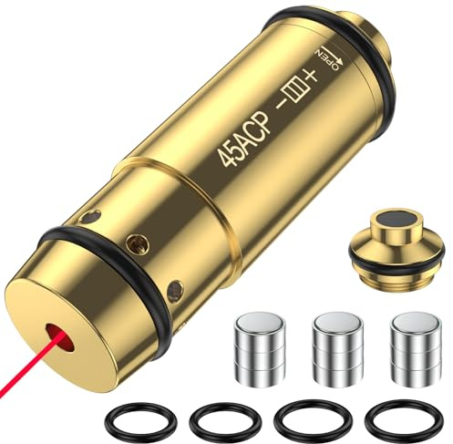 Vstranics 9mm/45ACP/40S&W/38SPL Laser trainingpatrone für Dry Fire Training System