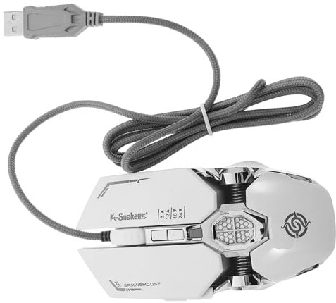 EXCEART 1 Pièce Souris Gamer Ergonomique Filaire USB avec Rétroéclairage RGB Accessoire de Jeu pour Pc Ordinateurs Portables