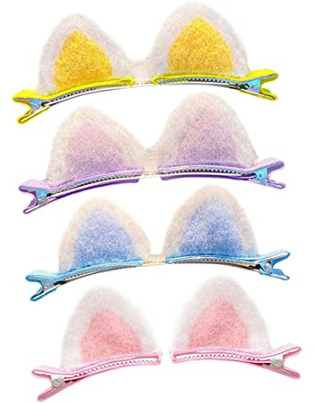 Pack Plüsch Haarspangen für Cosplay mit Katzenohren und Party