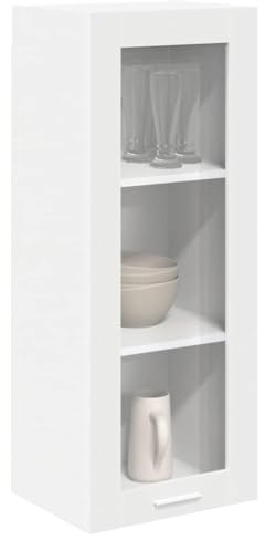 vidaXL Hängeschrank Weiß 40 x 31 x 100 cm Holzwerkstoff