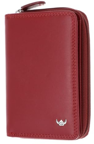 Golden Head Leder Geldbörse Polo RFID Protect RV-Börse 3317 Rot dunkelrot