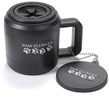 Paw Plunger Nettoyant pour Chien Noir Taille Moyenne