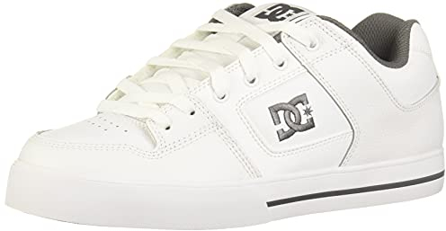 DC Shoes PURE SHOE D0300660, Herren, Sneaker, Weiss (HBWD WT/BTSH/WT), EU 44.5 (UK 10) (US 11)