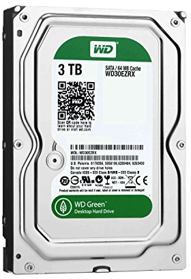 Western Digital Caviar Green Disque Dur 3,5 3 to SATA 6Go/s (3.5 - SATA III 6Gb/s)