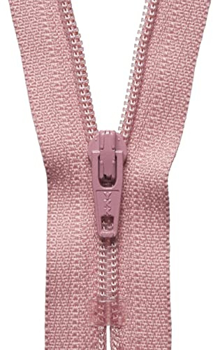 YKK Coil Zip, No. 70 Dusky Pink, 20 cm Length