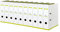 Oxford Ordner A4, myColour, 8 cm breit, zweifarbig weiß und hellgrün, 10 Stück