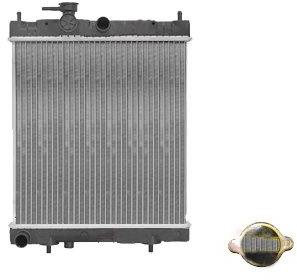 VAN WEZEL Radiatore motore Grupo Rafredamento Radiatore Rafredamento Motore Larghezza della rete 360mm Lunghezza della rete 380mm Profondità della rete 26mm per NISSAN MICRA II (K11) 13002130