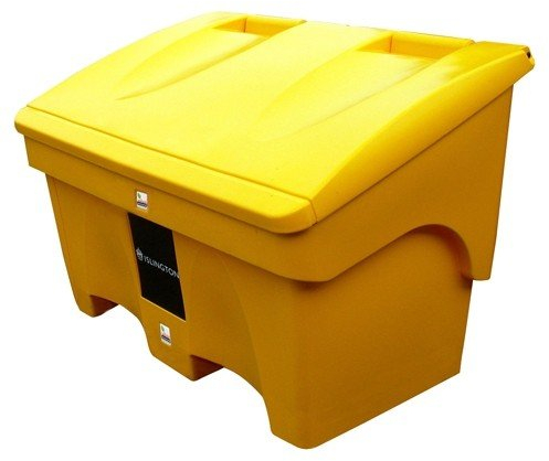 Office Needs Direct Salt and Grit Bin Yellow 400 Litre