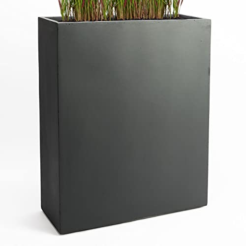 Pflanzwerk® Pflanzkübel Divider Anthrazit 92x80x30cm *Frostbeständiger Blumenkübel* *UV-Schutz* *Qualitätsware*