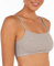Fruit of the Loom Women's Spaghetti Strap Cotton Pullover Sports Bra Value Pack, Opaque, White/Heather Gray/Black/White/Heather Gray/Black 6-Pack, 40 (Pack of 6)