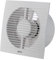 EUROPLAST Diameter 125mm Bathroom Extractor Fan with Timer - 5 inch Extractor Fan Bathroom - White Extractor fan - Axial Ventilation fan - Wall Mounted Fan - Square Fan