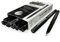 Pentel Disposable Fountain Pen – JM20 – Marbleized Gold and Black Barrel – Black Ink – Box of 12