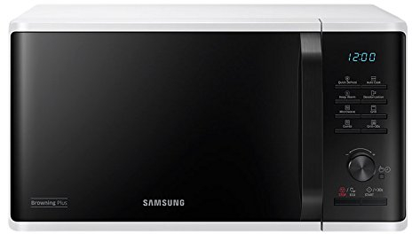 Samsung MG23K3515AW Mikrowelle (Grill-Mikrowelle, 23 l, 1250 W, Drehknöpfe, weiß, schwarz, 1100 W)