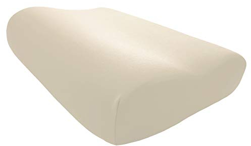 Edda Lux Bezug passend für Tempur ORIGINAL Schlafkissen S, M, L und XL, 50 x 31 cm, formbeständiger Jersey Kissenbezug für Nackenstützkissen, aus 100% Baumwolle, in Natur