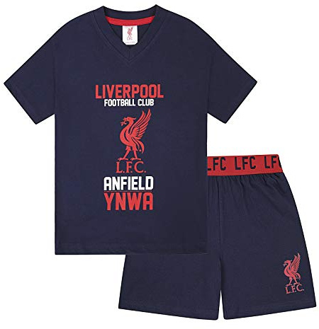 Liverpool FC Boys Pyjamas Short Kids OFFICIAL Football Gift