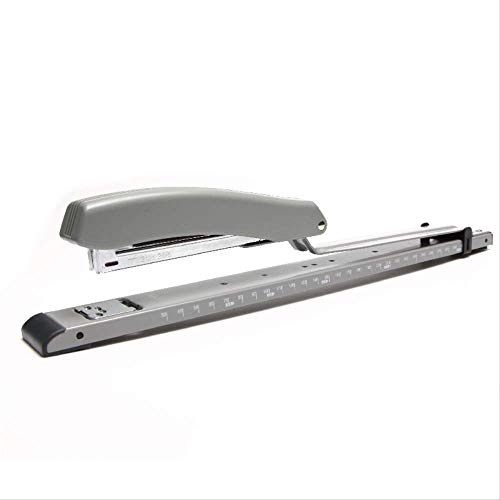 Langarm-Hefter, langer Arm, kompletter Streifen, mit 300 mm Reichweite, 20 Blatt, strapazierfähig, für Zuhause, Büro, Schreibtisch, Schreibwaren, Basteln und Schule weiß