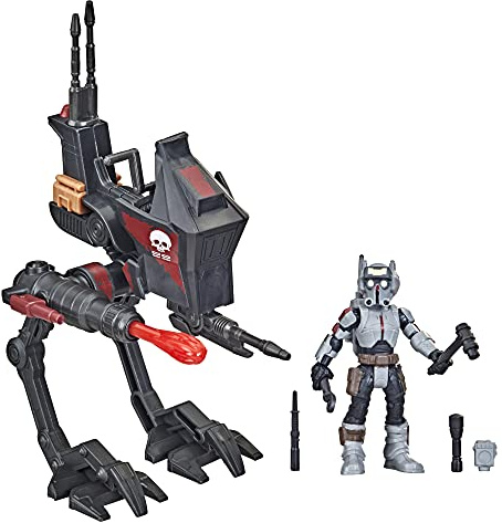 Star Wars Mission Fleet Expedition Class Tech (Bad Batch) at-RT Ambush Figurine et véhicule à l'échelle 6,3 cm, Jouets pour Enfants à partir de 4 Ans
