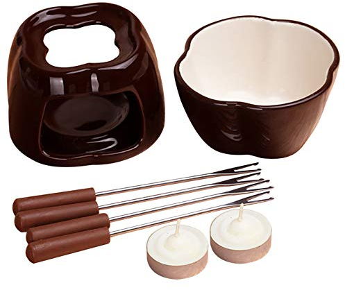 Schmelzschale Schmelztiegel Schmelztopf, Schokolade Fondue Set Schokoladenfondue Set Für Schokolade Zucker Butter Käse Karamell Kerzen