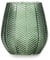 AmeliaHome Vase 12 x 13,5 cm Vase décoratif en Verre Décoration Vitoria Vert Bouteille