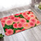 Teppich Läufer, Türmatte Innen 60X90cm Grün Rosa Schöne Blühende Blume Willkommen Matten Heimtextilien
