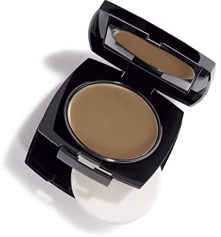 Avon True Flawless Cream To Powder Compact 3-in-1 Concealer, Foundation & Powder Sun Beige - True Blue IQ Color Technology