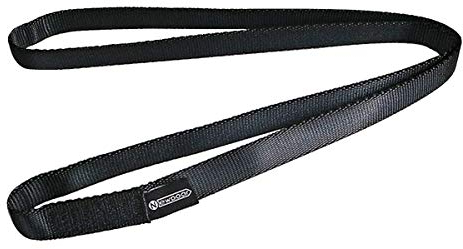 NewDoar Kletterschlinge 16 mm Nylon-Schlingenläufer 22 KN 4840 LB Kletterseil zum Klettern, Erstellen von Ankersystemen, Abseilausrüstung, perfekt für Baumarbeiten-Black/30/3