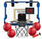 TEMI Indoor Basketball Reifen für Kinder, LED Licht Tür Basketballkorb, Mini Basketballbrett mit elektronischer Anzeigetafel 4 Bälle, Outdoor Geschenk für 5 6 7 8 9 10 11 12 Jahre alte Junge Kinder