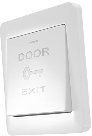 OSALADI 2st Schalttafel Kabelgebundener Freigabeschalter Wandtaster Lichtschalter Timer Kameras Drahtlos Rgb Drücken Bot Wechseln Abs Verdrahtet Weiß Kontrollsystem